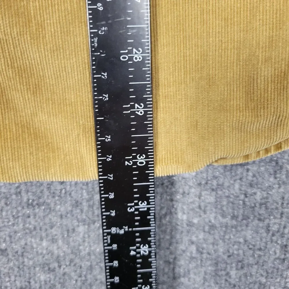 J CREW Tan Corduroy 2 Button Lined Blazer Jacket Sport Coat 2000s SIZE MEDIUM